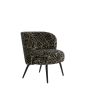 Dieyda fauteuil - zwart/wit