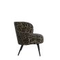 Dieyda fauteuil - zwart/wit