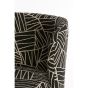 Dieyda fauteuil - zwart/wit