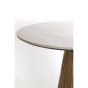 Rianne ronde eettafel Ø100 cm - marmer bruin/antiek brons