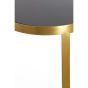 Turbi zuil Ø40x80 cm - glas zwart-mat brons