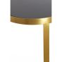 Turbi zuil Ø40x100 cm - glas zwart-mat brons