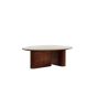 Mahelona salontafel - travertin zand/hout bruin