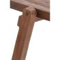 Military sidetable - hout bruin