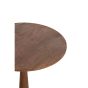 Ragusa ronde bijzettafel Ø40 cm - hout mat bruin