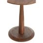 Ragusa ronde bijzettafel Ø40 cm - hout mat bruin