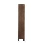 Sondrio wandkast open - hout mat donkerbruin