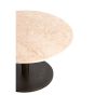 Pazo ronde salontafel Ø76 cm - zand/roze marmer