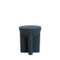 Mikoda ronde bijzettafel Ø36 cm - mat donkerblauw