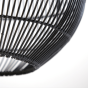 Pacino hanglamp rotan zwart 40cm van het woonmerk Light&Living