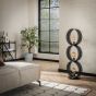 Guus vloerlamp 3L ring geperforeerd - charcoal