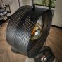 Guus hanglamp 3L ring geperforeerd - charcoal