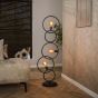 Hunter vloerlamp 3-lichts - artic zwart