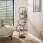 Hunter vloerlamp 3-lichts - artic zwart