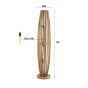 Stevie vloerlamp 3L orbit L - massief mango naturel