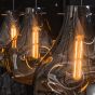 Lydia hanglamp 3L - artic zwart