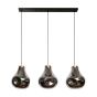 Lydia hanglamp 3L - artic zwart