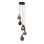 Coventry hanglamp 5L getrapt artic zwart van het woonmerk Fraaai