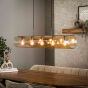 Clarke hanglamp 5L tube amber glas - artic zwart