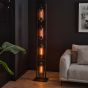 Wrexham vloerlamp 4L 190 cm staal smoke van het woonmerk Fraaai