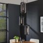 Kasey hanglamp 3L - artic zwart