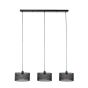Stella hanglamp 3L rond - artic zwart