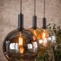 Bruno hanglamp tricolore 3-lichts - artic zwart