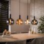 Bruno hanglamp tricolore 4-lichts - artic zwart
