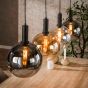 Bruno hanglamp tricolore 4-lichts - artic zwart