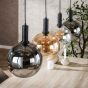 Bruno hanglamp tricolore 4-lichts - artic zwart
