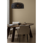 Roundly eettafel mangohout 160 x 110 cm walnoot van het woonmerk BePureHome