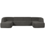 Sloping u-vorm bank