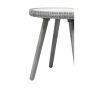 Seth bistro set wicker - grijs/hout