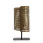 Maci tafellamp 20x13x41 cm - antiek brons/mat zwart