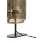 Maci tafellamp 20x13x41 cm - antiek brons/mat zwart