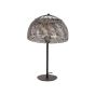 Monty tafellamp - Ø35 cm - zwart/bruin