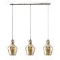 Amber hanglamp 3L kegel 