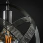 Sofia hanglamp 3L - artic zwart