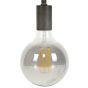 LED lamp gloeidraad bol 12.5 cm E27 grijs