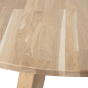 Rhonda eettafel ø129 cm eiken naturel van het woonmerk Woood