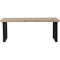 Combi-Tablo mango visgraat 180x90 cm + U-poot
