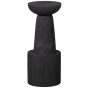 Bink barkruk hout 76xø32 cm - zwart