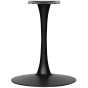 Bistro trompetvoet metaal 72xø60 cm - zwart