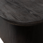 Leah eettafel mdf 200x105 cm - donkerbruin