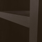 Timo open kast mdf 195x50x40 cm -  donkerbruin