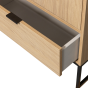 Silas hoge kast eiken - naturel