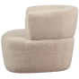 Boris fauteuil bouclé - warm zand