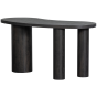 Maan organisch sidetable/bureau MDF - donkerbruin