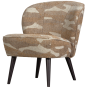 Sara fauteuil geweven camouflage - groen