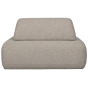 Sterck fauteuil met verplaatsbare rugleuning - naturel